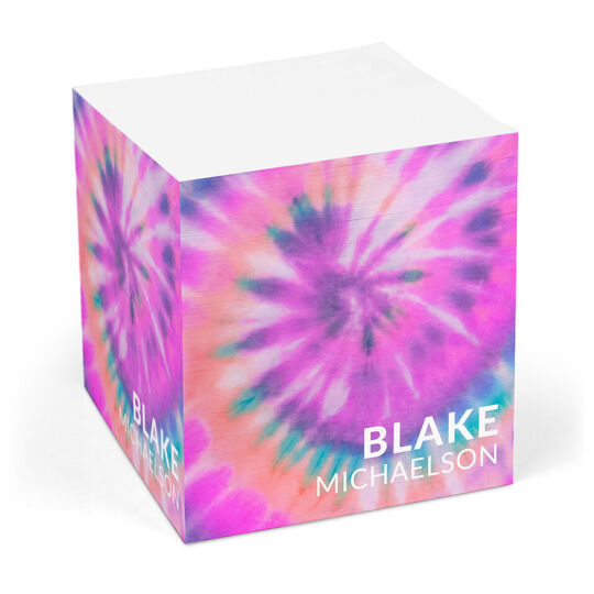 Blake Tie-Dye Sticky Memo Cube